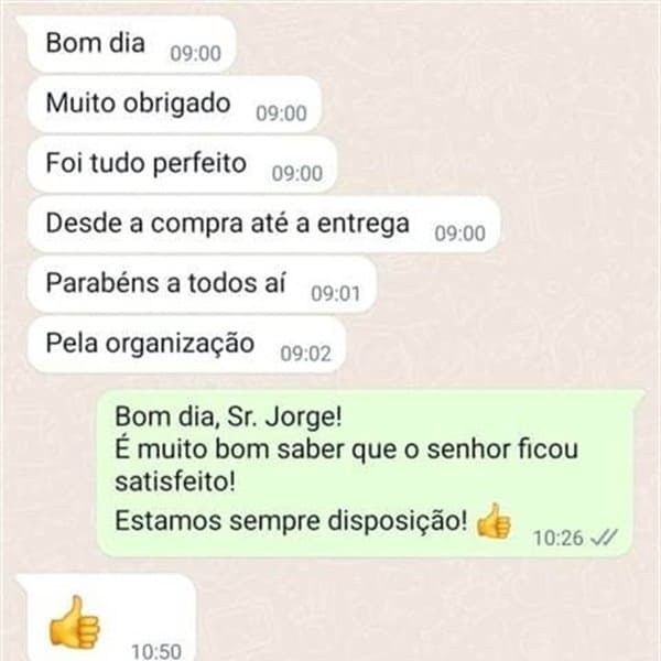 mensagem feedback cliente eucatratus